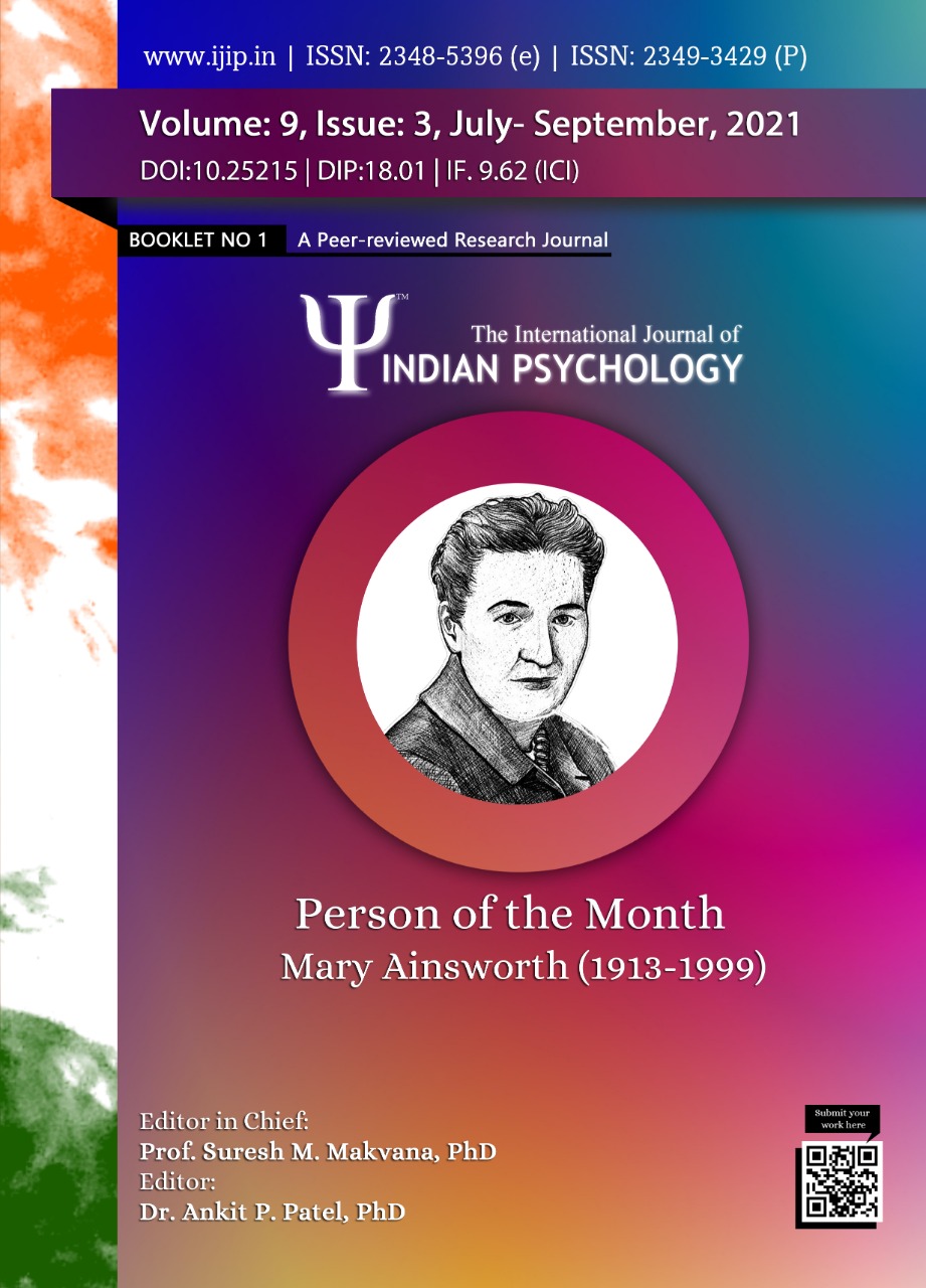 Volume 9 » The International Journal of Indian Psychȯlogy