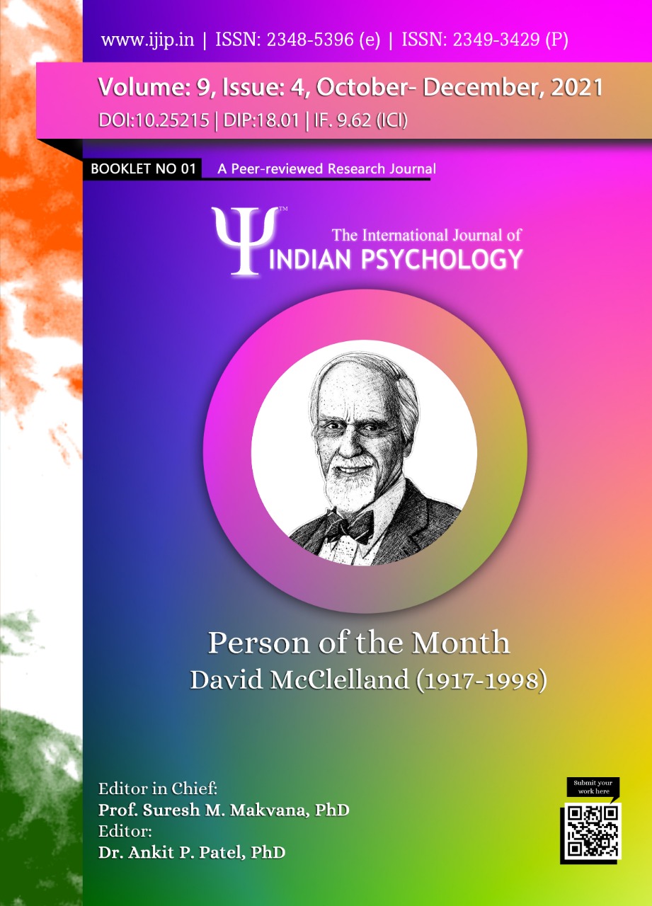 Volume 9 » The International Journal of Indian Psychȯlogy